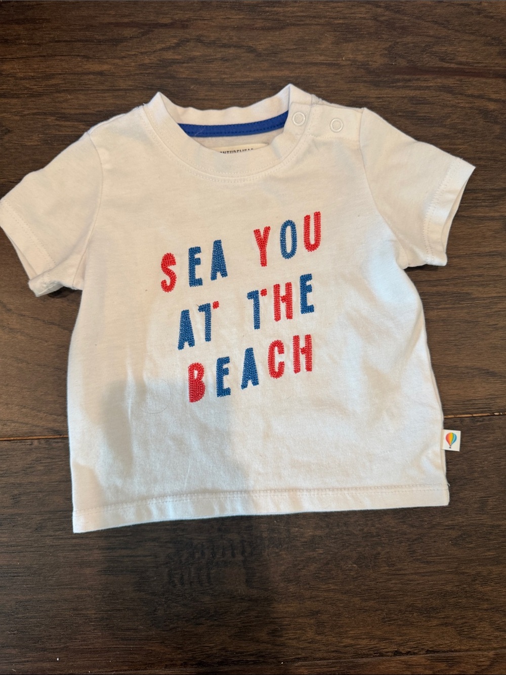 Kids White 'Sea You at the Beach' Short Sleeve Tee 4th July